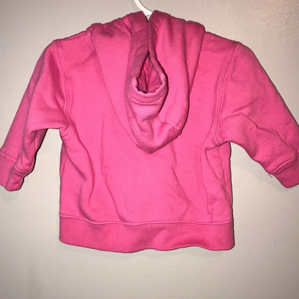 Old navy pink baby zipper sweater hoodie
